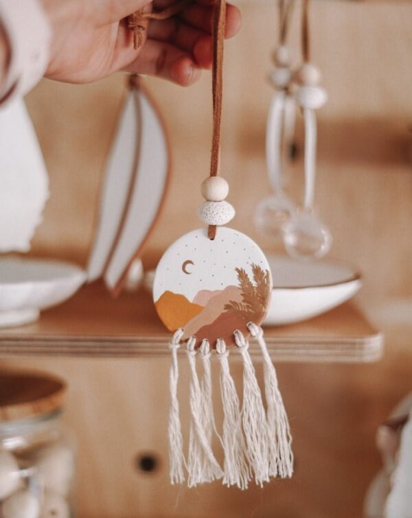Atelier Suspension Boho en Argile & Pâte Polymère - Atelier du Jeudi 03 Avril – Image 3