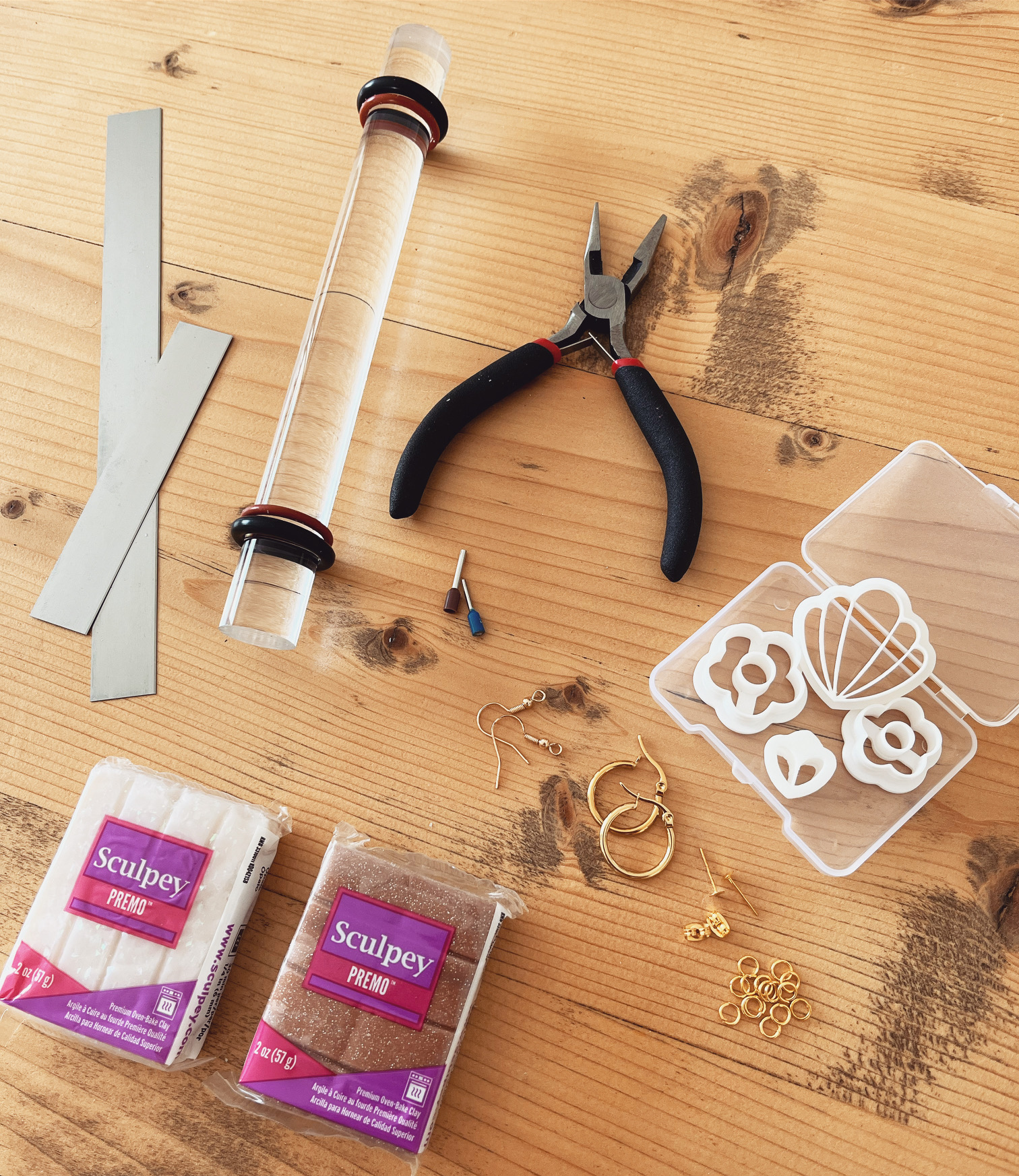 KIT DIY - Boucles d'oreilles Argile Polymère