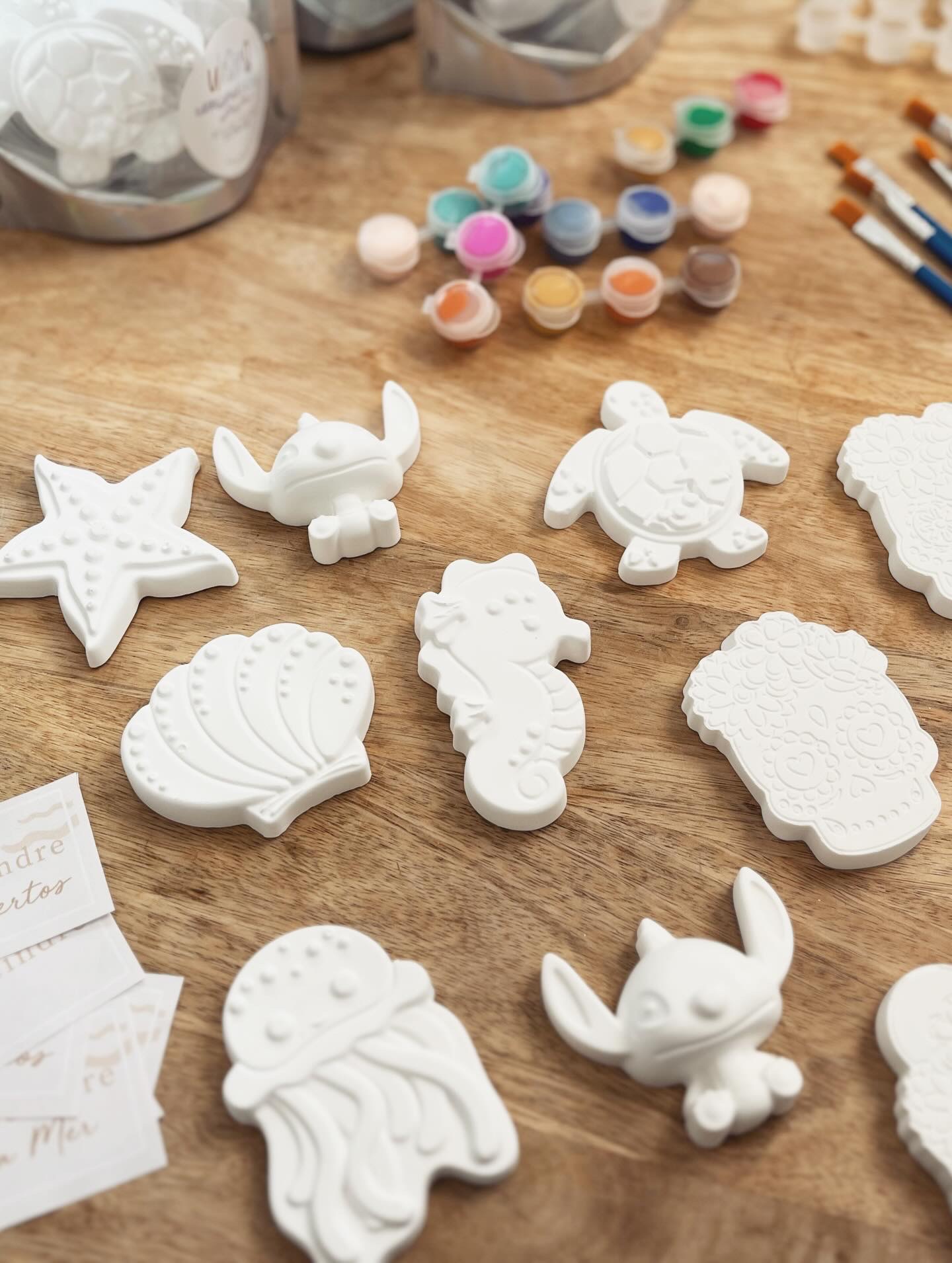 Kit DIY - Eco-Résine à Peindre - Thème Animaux de la Mer – Image 4