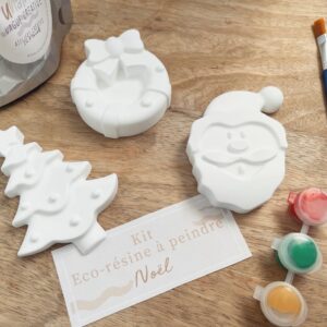 Kit DIY - Eco-Résine à Peindre - Thème Noël