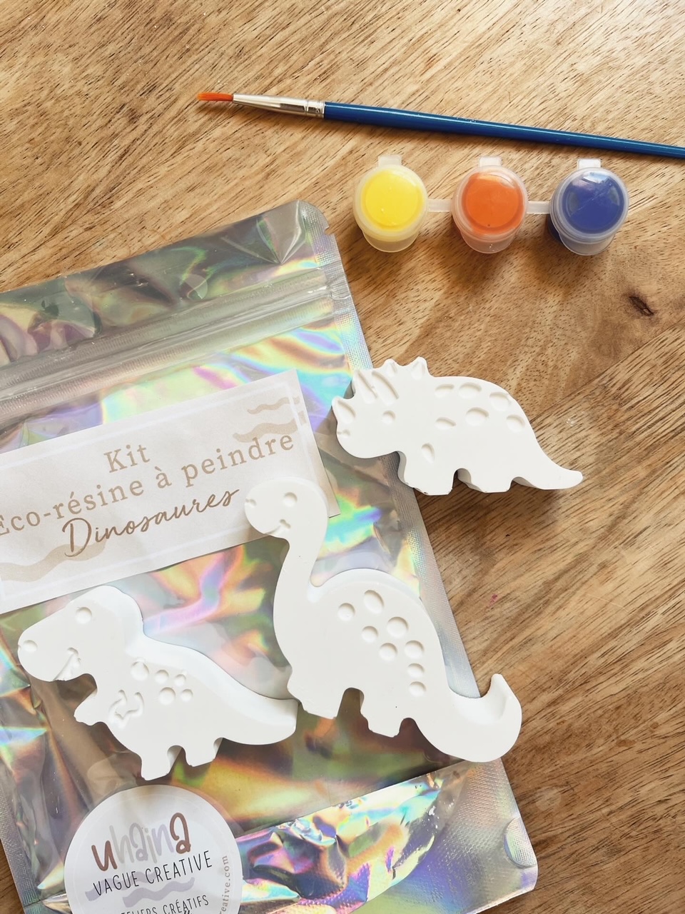 Kit DIY - Eco-Résine à Peindre - Thème Dinos – Image 2