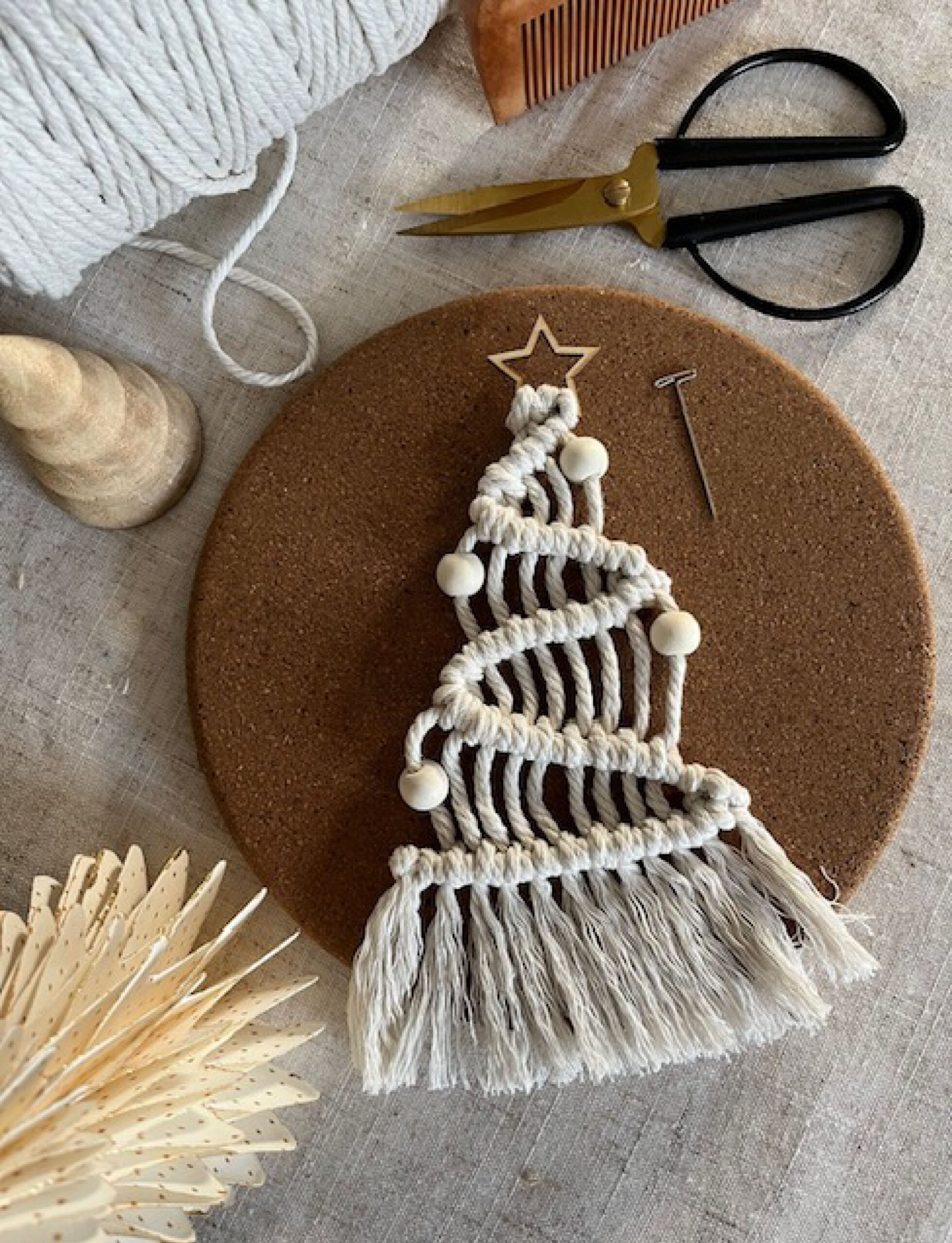 Kit DIY - Sapin Macramé